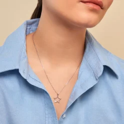 Histoire d'Or Collier Gyliane Argent Blanc Oxyde De Zirconium* Colliers|Colliers