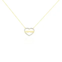 Clearance Histoire d'Or Collier Gyula Or Jaune Oxyde De Zirconium