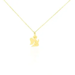 Clearance Histoire d'Or Collier Hallie Ange A Genoux Or Jaune