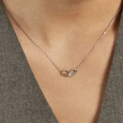 Online Histoire d'Or Collier Harmony Argent Blanc