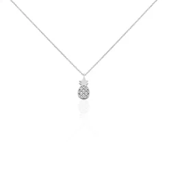 Histoire d'Or Collier Harold Argent Blanc Oxyde De Zirconium* Colliers|Colliers