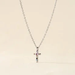 Clearance Histoire d'Or Collier Haïvy Argent Blanc Oxyde De Zirconium