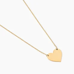 Histoire d'Or Collier Helenia Coeur Gravable Or Jaune* Bijoux Personnalisés|Colliers