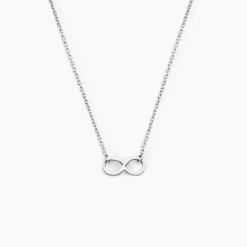 Outlet Histoire d'Or Collier Helsa Argent Blanc