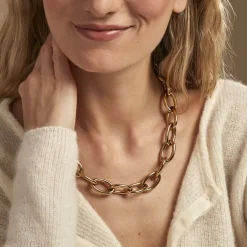 Histoire d'Or Collier Hennie Acier Doré* Colliers|Colliers Fantaisie