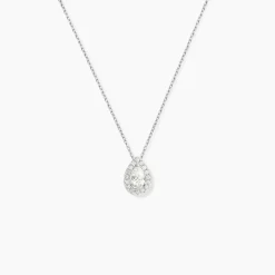 Histoire d'Or Collier Hildana Or Blanc Oxyde De Zirconium* Colliers|Colliers