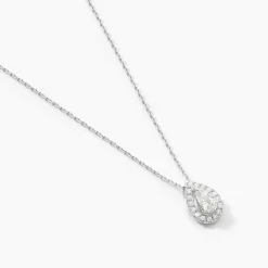 Histoire d'Or Collier Hildana Or Blanc Oxyde De Zirconium* Colliers|Colliers