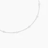 Hot Histoire d'Or Collier Hope Argent Blanc