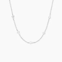 Hot Histoire d'Or Collier Hope Argent Blanc