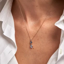 Histoire d'Or Collier Huffie Plaqué Or Jaune Pierre D'imitation* Colliers|Colliers