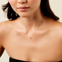 Discount Histoire d'Or Collier Husam Or Jaune Oxyde De Zirconium