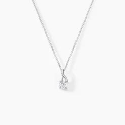 Online Histoire d'Or Collier Idylla Argent Blanc Oxyde De Zirconium
