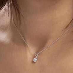 Online Histoire d'Or Collier Idylla Argent Blanc Oxyde De Zirconium