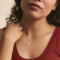 Hot Histoire d'Or Collier Indian Nature Feuilles Or Jaune