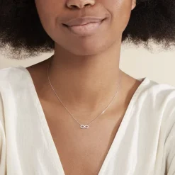 Histoire d'Or Collier Infini Empierre Or Blanc Diamant* Colliers|Colliers