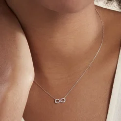 Histoire d'Or Collier Infini Empierre Or Blanc Diamant* Colliers|Colliers