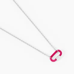 Hot Histoire d'Or Collier Infini Pop Argent Blanc Oxyde De Zirconium