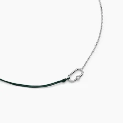 Discount Histoire d'Or Collier Infini Pop De Zirconium argent blanc oxyde