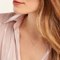 Hot Histoire d'Or Collier Isak Or Jaune Diamant