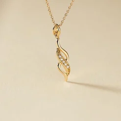 Discount Histoire d'Or Collier Ishaae Plaqué Or Jaune Oxyde De Zirconium