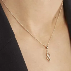 Discount Histoire d'Or Collier Ishaae Plaqué Or Jaune Oxyde De Zirconium