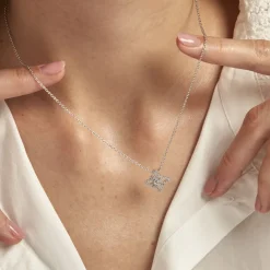 Histoire d'Or Collier Isia Argent Blanc Oxyde De Zirconium* Colliers|Colliers Fantaisie