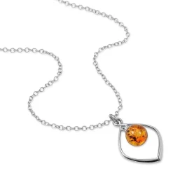 Histoire d'Or Collier Iva Argent Blanc Ambre* Colliers|Colliers