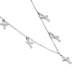 Histoire d'Or Collier Ivah Argent Blanc Oxyde De Zirconium* Colliers|Colliers