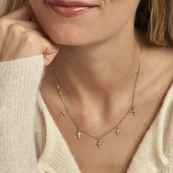 Histoire d'Or Collier Ivah Argent Blanc Oxyde De Zirconium* Colliers|Colliers