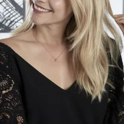 Histoire d'Or Collier Jannea Argent Rose Oxyde De Zirconium* Colliers|Colliers