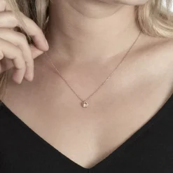 Histoire d'Or Collier Jannea Argent Rose Oxyde De Zirconium* Colliers|Colliers