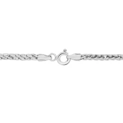 New Histoire d'Or Collier Jany Maille Palmier or blanc