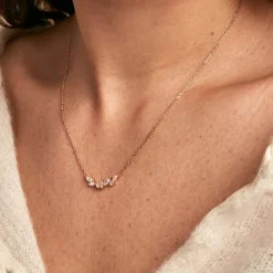 Histoire d'Or Collier Jardins D'hiver Plaqué Or Jaune Oxyde De Zirconium* Colliers|Colliers