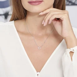 Discount Histoire d'Or Collier Jaya Argent Blanc Oxyde De Zirconium