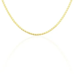 Online Histoire d'Or Collier Jayna Maille Palmier Or Jaune