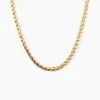 Discount Histoire d'Or Collier Jayna Maille Palmier Or Jaune
