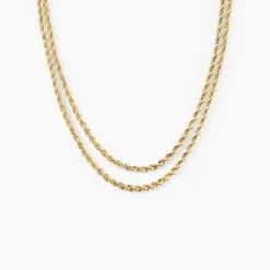 New Histoire d'Or Collier Jerry Or Jaune