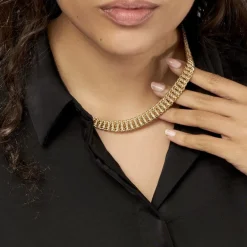 Hot Histoire d'Or Collier Jimmy Maille Americaine Chute Or Jaune