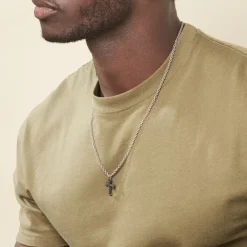 Histoire d'Or Collier Jodoc Acier Blanc* Colliers|Colliers