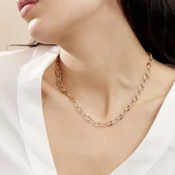 Histoire d'Or Collier Joice Maille Alternée Et Godronne* Colliers|Colliers