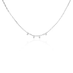 Hot Histoire d'Or Collier Jonc Sebastia Argent Oxyde De Zirconium