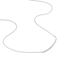 Histoire d'Or Collier Judith Argent Blanc Oxyde De Zirconium