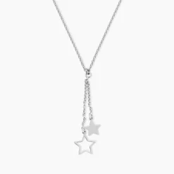 Histoire d'Or Collier Juliette Argent Blanc