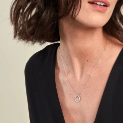 Histoire d'Or Collier Kéa Argent Blanc Oxyde De Zirconium* Colliers|Colliers