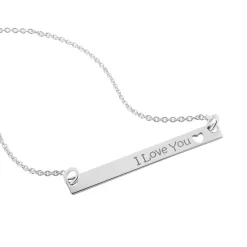 Histoire d'Or Collier Kamile argent blanc