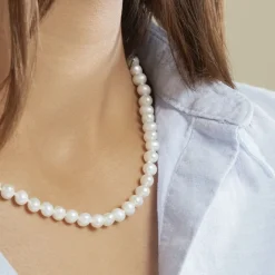 Histoire d'Or Collier Kanwal Or Jaune Perle De Culture* Colliers|Sautoirs