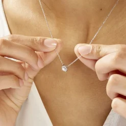 Histoire d'Or Collier Kariane Argent Blanc Oxyde De Zirconium* Colliers|Colliers