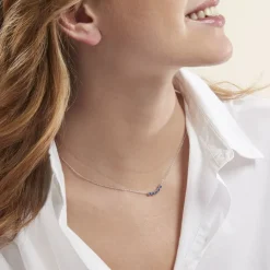 Histoire d'Or Collier Karrie Argent Blanc Oxyde De Zirconium* Colliers|Colliers