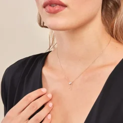 Hot Histoire d'Or Collier Kirstin Or Jaune Diamant Synthétique