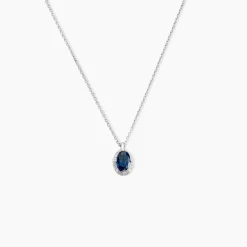 Histoire d'Or Collier Kriska Or Blanc Saphir Et Diamant* Colliers|Colliers